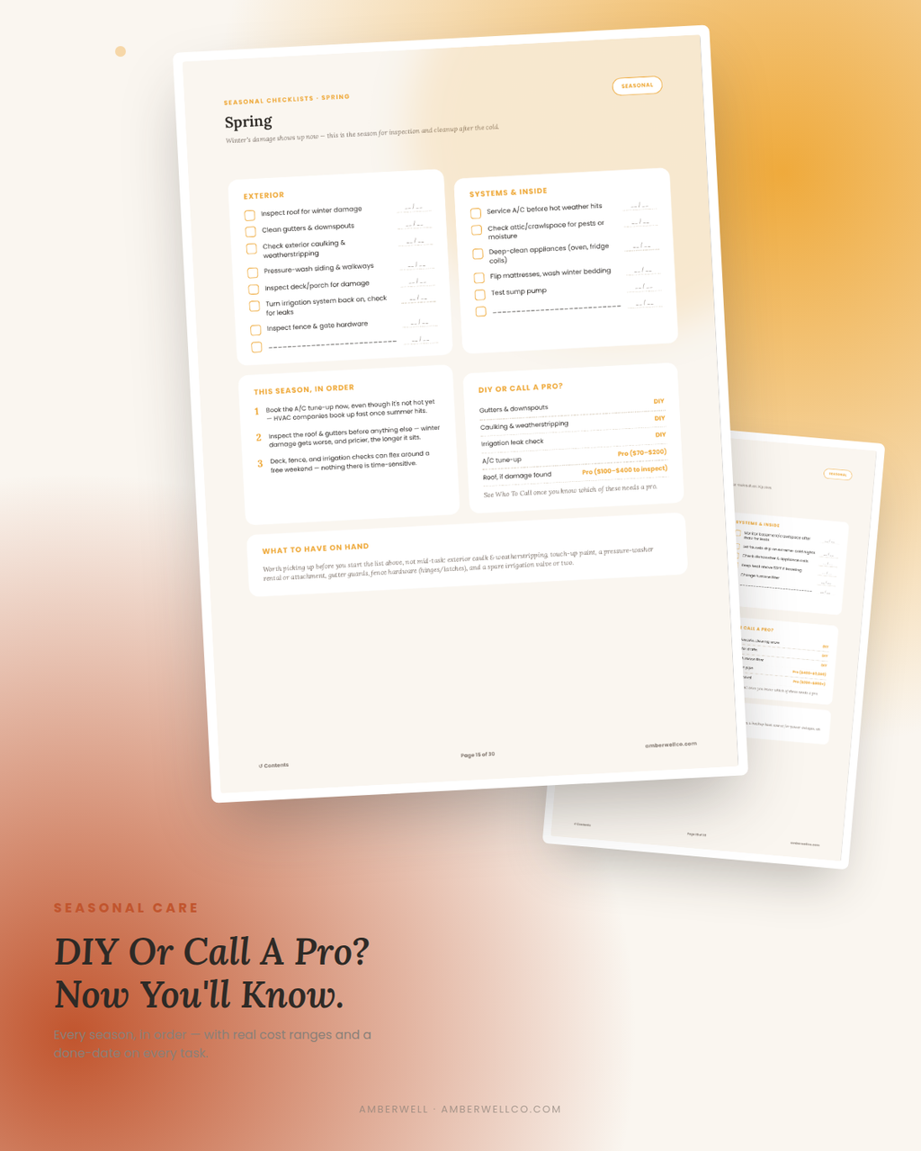Your Home, Handled — The Complete Home Maintenance Planner