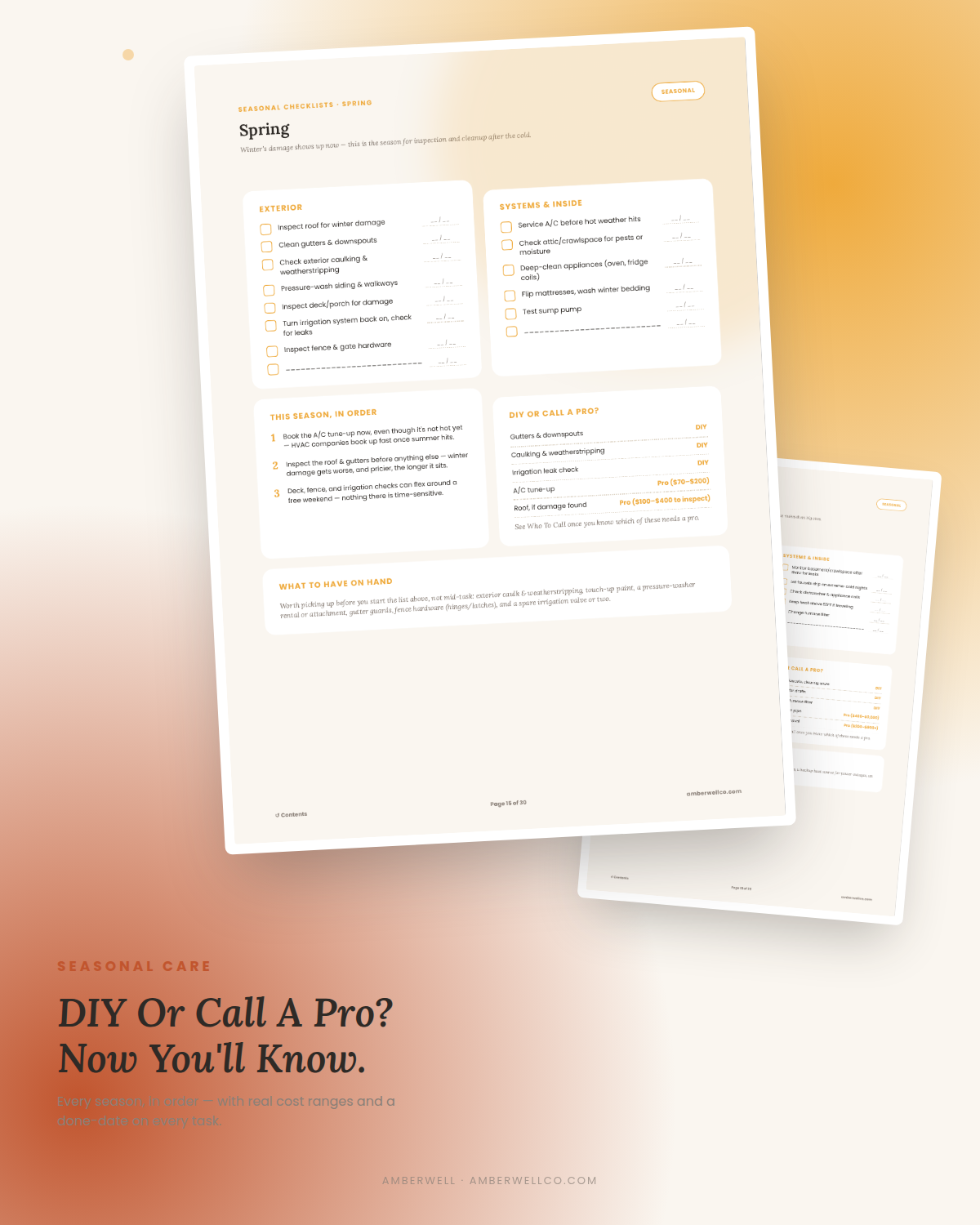 Your Home, Handled — The Complete Home Maintenance Planner