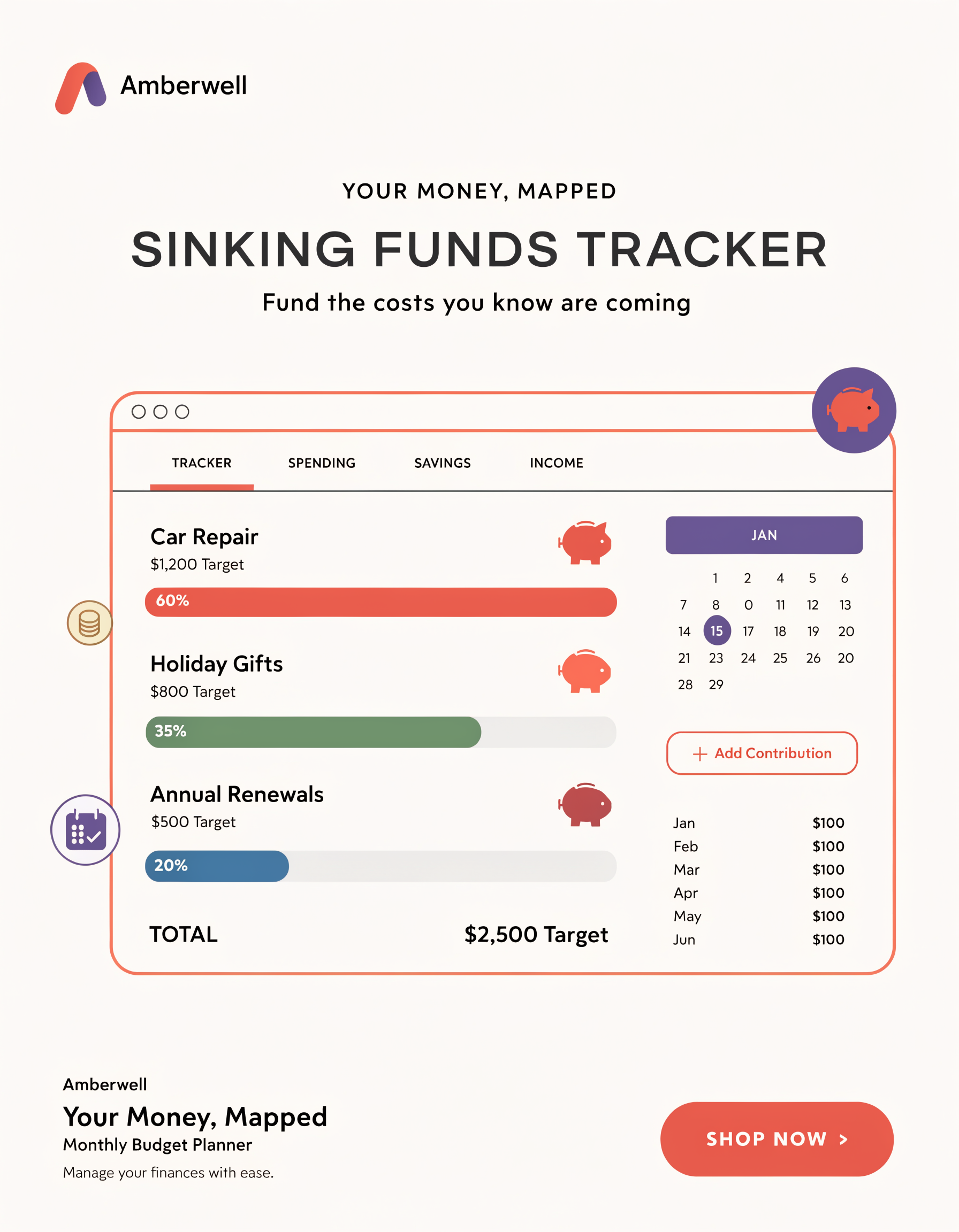Sinking Funds Tracker